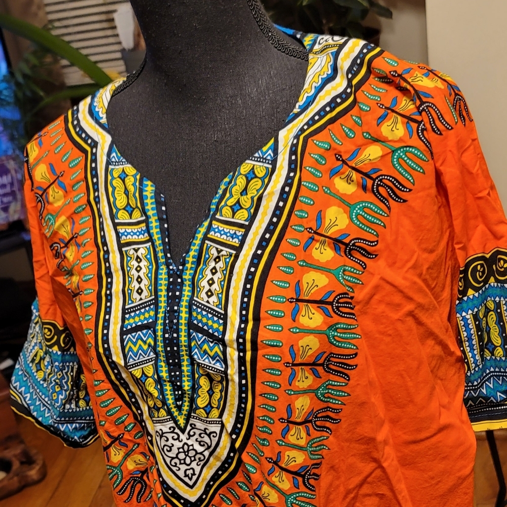 African Shirt Dashiki Print Men or Woman..